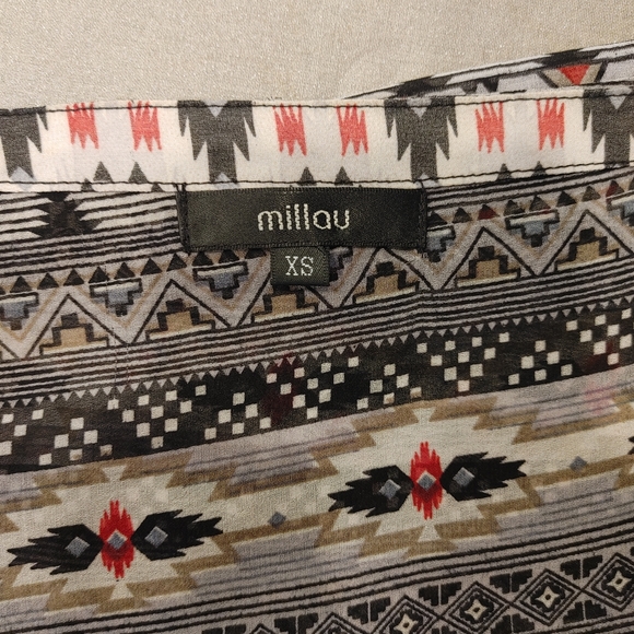 LF MILLAU LATTICE SLEEVE CROP TOP, MULTI XS - Picture 4 of 6